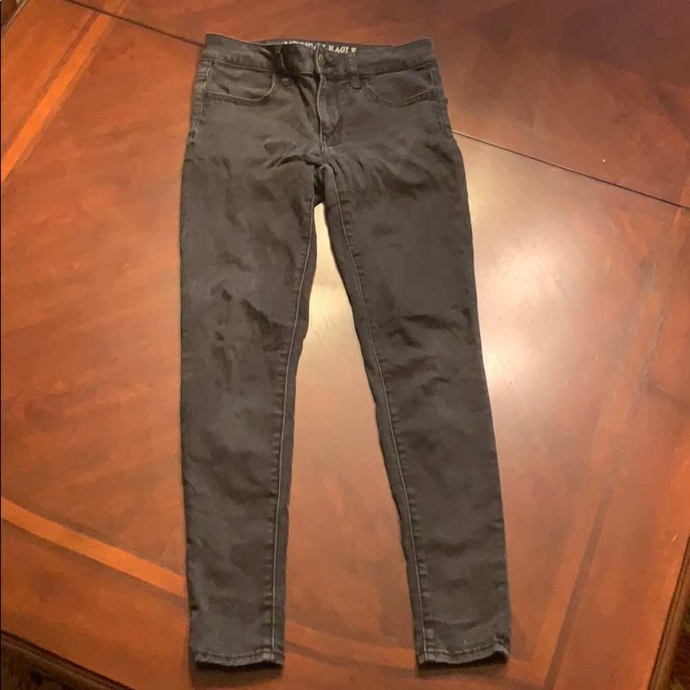 American Eagle Black Skinny Jeans